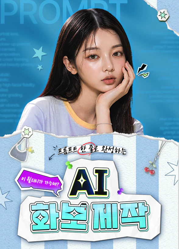 이 퀄리티가 가능해? 프롬프트 한 줄로 완성하는 AI 화보 제작