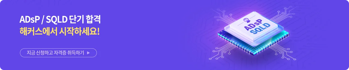 ADsP/SQLD 100% 환급반