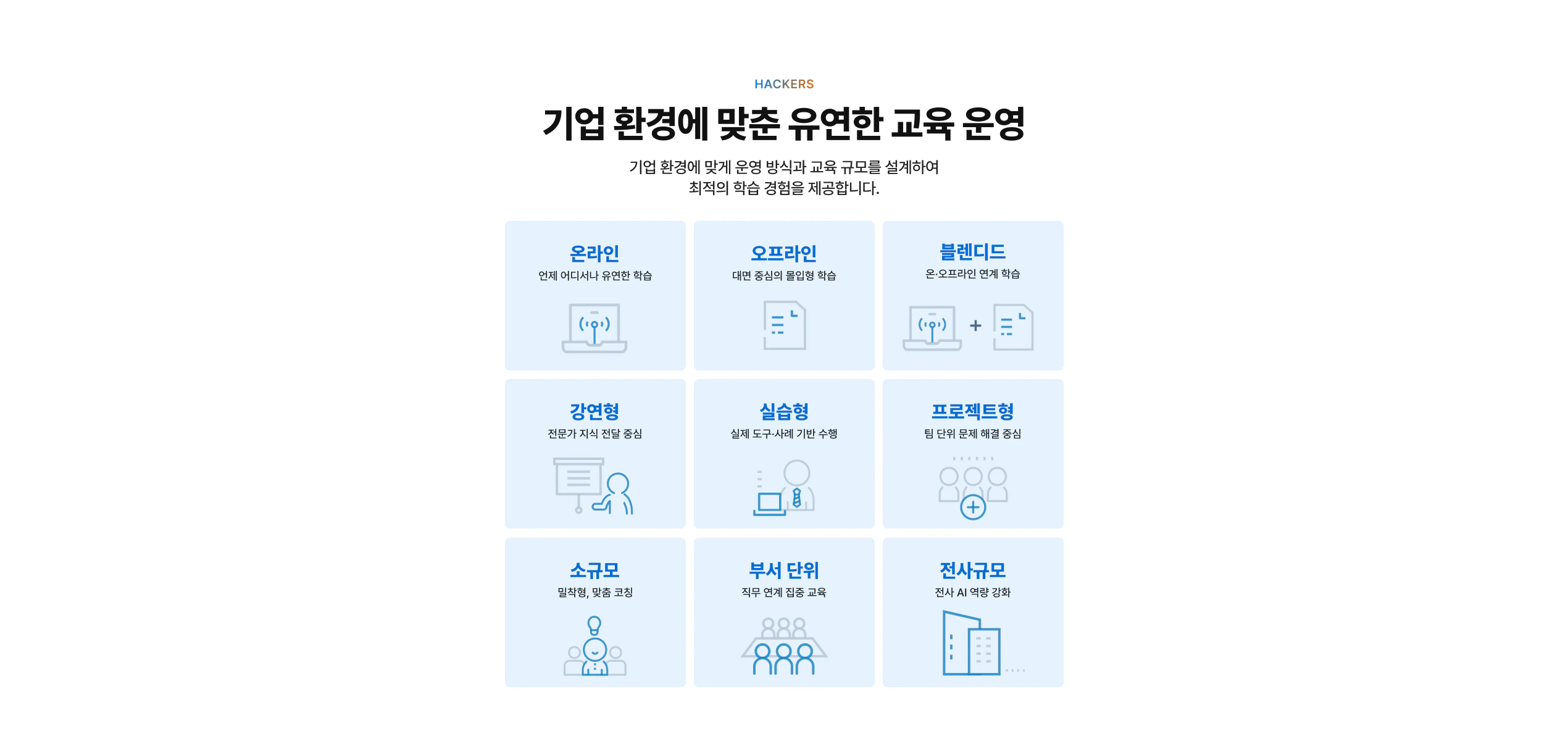 해커스 캠퍼스 business, AI 기업교육